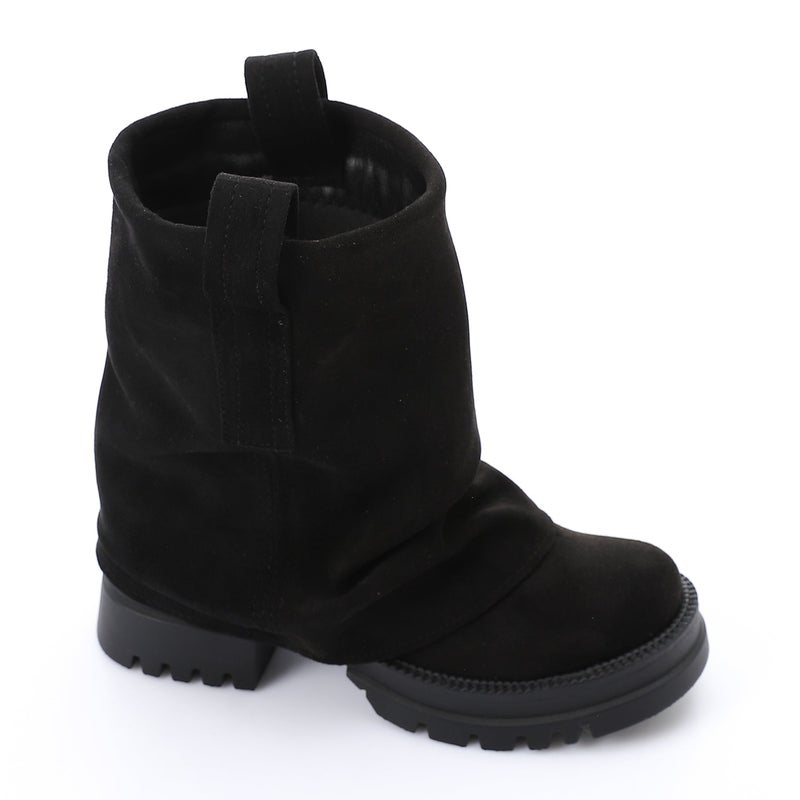 Mr.joe Fold over Casual Boots - Black - Image 1